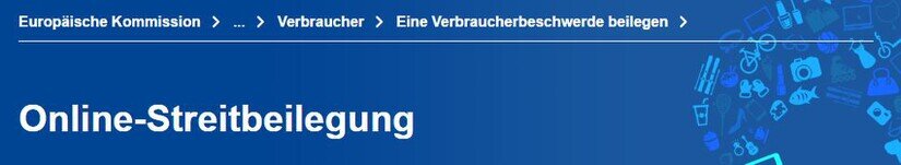 Online Streitbeilegung - Wir nehmen am Schlichtungsverfahrten teil